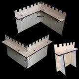 Burgmauer Modell 1